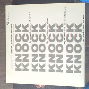LP Record "Knock Knock" By The Medical Mission Sisters